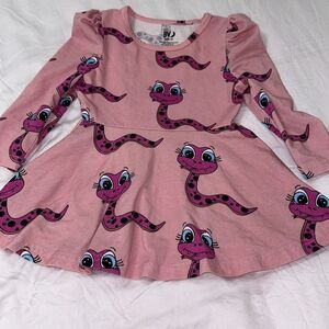 Banana valentine snake dress sz 1year